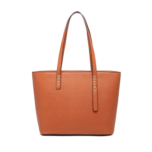 Miss Lulu LG6931 brown handbag set – detail view 2