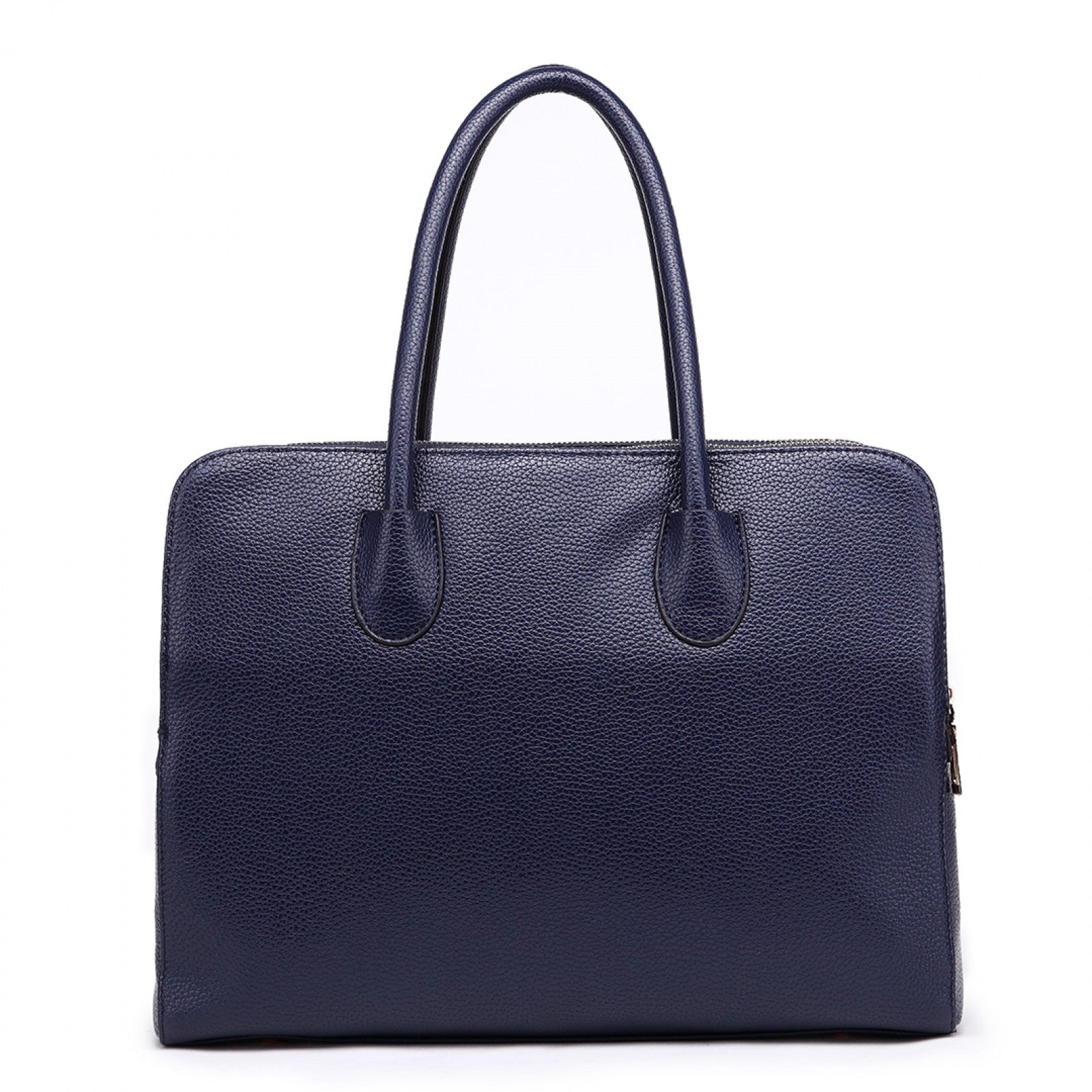 LT1726 - Miss Lulu Textured PU Leather Medium Size Classic Tote Bag Shoulder Bag