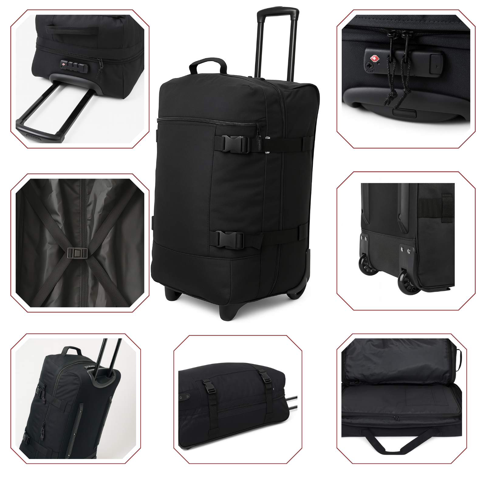 Easy Luggage Wheeled Holdall wheeled holdall – detail view 4