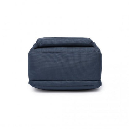 MSK2446 - Kono Durable Men's Crossbody Shoulder Bag with Multiple Pockets - Messenger Bag for Travel, Work, and Daily Use - Navy