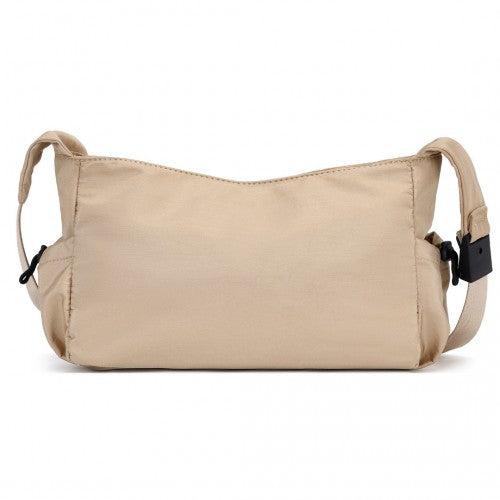Miss Lulu MSM2424 khaki crossbody bag – rear view