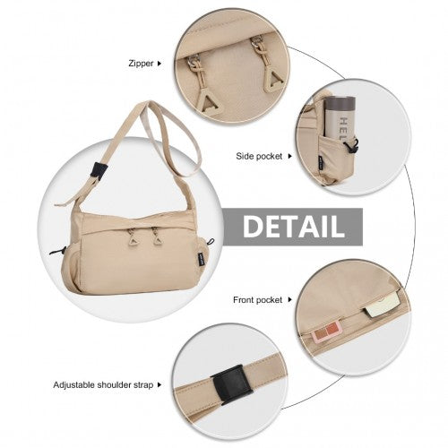 Miss Lulu MSM2424 khaki crossbody bag – detail view 7