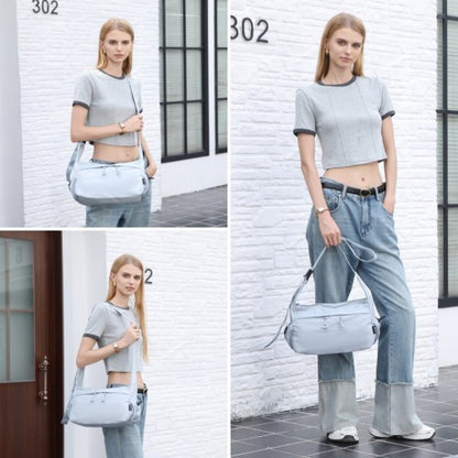 Miss Lulu MSM2424 blue crossbody bag – detail view 7