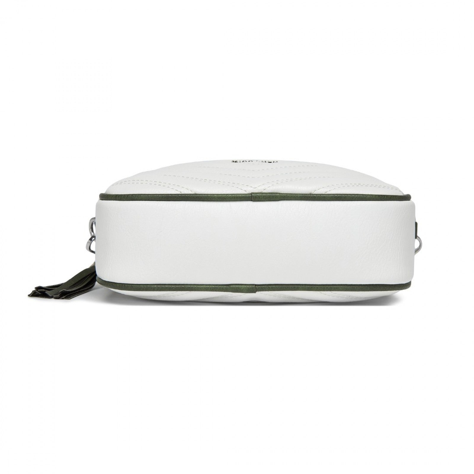 Miss Lulu MSM2460 white and green crossbody bag – rear view
