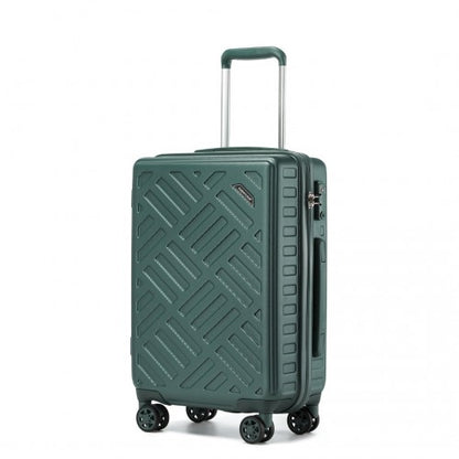 Supercase KSS2495 20-inch green suitcase – detail view 20