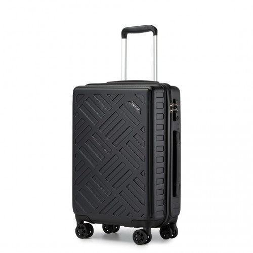Supercase KSS2495 20-inch black suitcase – detail view 20