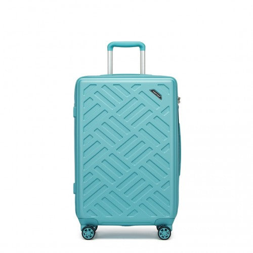 Supercase KSS2495 24-inch blue suitcase – detail view 24
