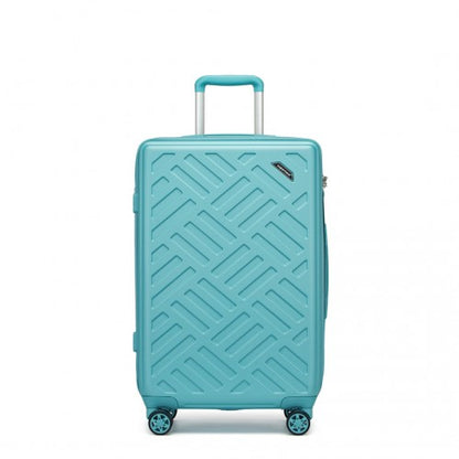 Supercase KSS2495 24-inch blue suitcase – detail view 24