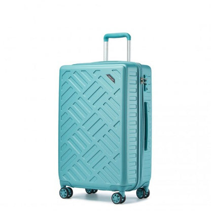 Supercase KSS2495 24-inch blue suitcase – detail view 24