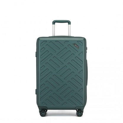 Supercase KSS2495 24-inch green suitcase – detail view 24