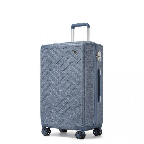 Supercase KSS2495 24-inch blue suitcase – detail view 24