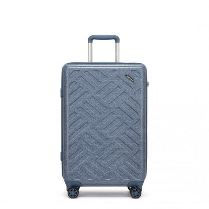Supercase KSS2495 24-inch blue suitcase – detail view 24