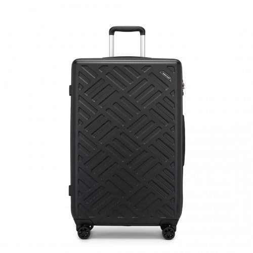 Supercase KSS2495 28-inch black suitcase – detail view 28