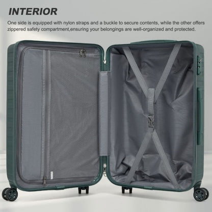 Supercase KSS2495 28-inch green suitcase – detail view 28
