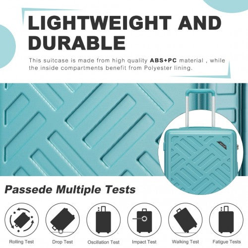Supercase KSS2495 28-inch blue suitcase – detail view 28
