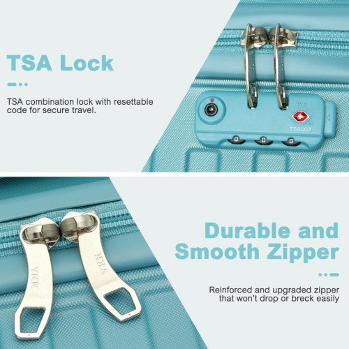 Supercase KSS2495 28-inch blue suitcase – detail view 28