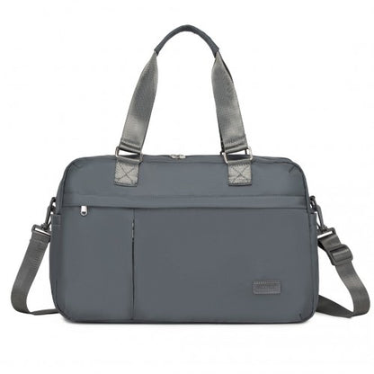 TVK2430 - Kono Multi-functional Travel Bag Large Tote Bag & Duffle Bag with Expandable Compartment and Wet/Dry Pocket - Grey