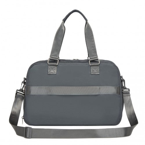 TVK2430 - Kono Multi-functional Travel Bag Large Tote Bag & Duffle Bag with Expandable Compartment and Wet/Dry Pocket - Grey
