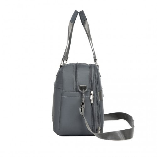 TVK2430 - Kono Multi-functional Travel Bag Large Tote Bag & Duffle Bag with Expandable Compartment and Wet/Dry Pocket - Grey