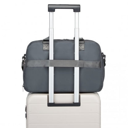 TVK2430 - Kono Multi-functional Travel Bag Large Tote Bag & Duffle Bag with Expandable Compartment and Wet/Dry Pocket - Grey