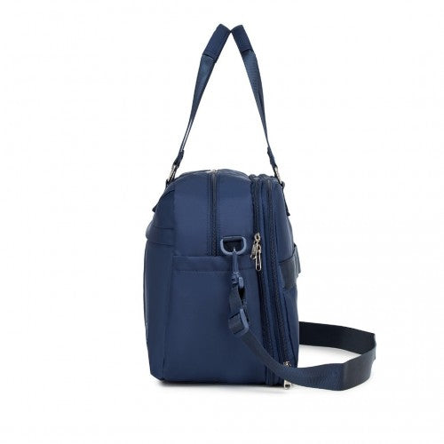 TVK2430 - Kono Multi-functional Travel Bag Large Tote Bag & Duffle Bag with Expandable Compartment and Wet/Dry Pocket - Navy