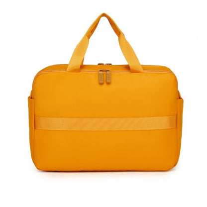 TVK2444 - Kono Water-Resistant Travel Bag with Laptop Sleeve Multi-Functional Tote for Business and Weekend Large Capacity for Men and Women - Yellow