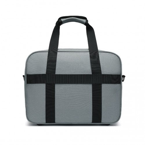 TVK2456 - Kono Water-Resistant Carry-On Cabin Bag with Laptop Compartment for Business Weekend & Daily Use - Grey