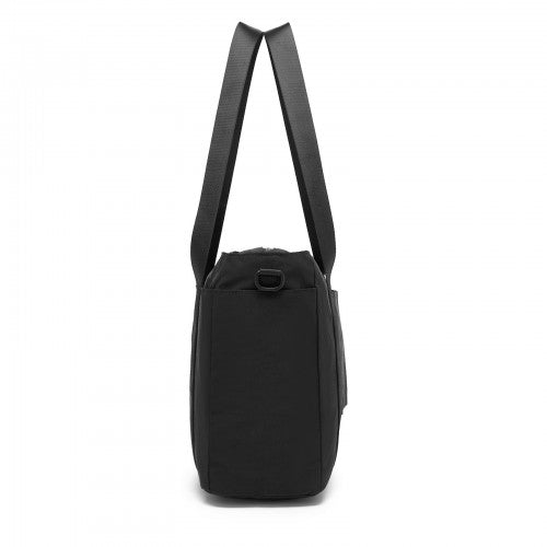 Kono TVK2515 black crossbody bag – rear view