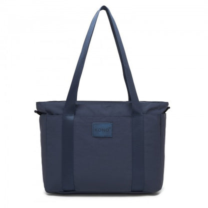Kono TVK2515 navy crossbody bag – side view