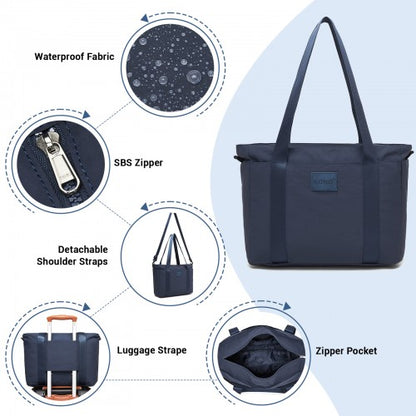 Kono TVK2515 navy crossbody bag – detail view 7