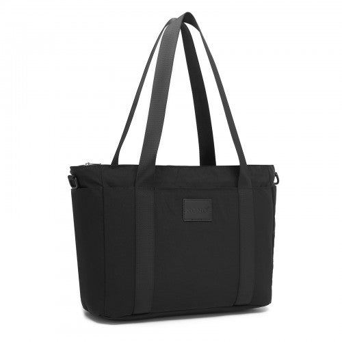 Kono TVK2515 black crossbody bag – front view