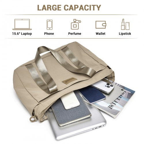Kono TVK2515 khaki crossbody bag – detail view 8