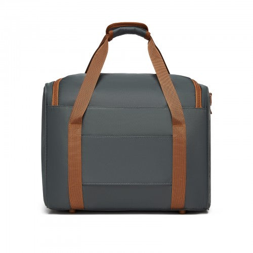 Kono TVK2521 40×30×20 cm grey and brown travel bag – detail view 4