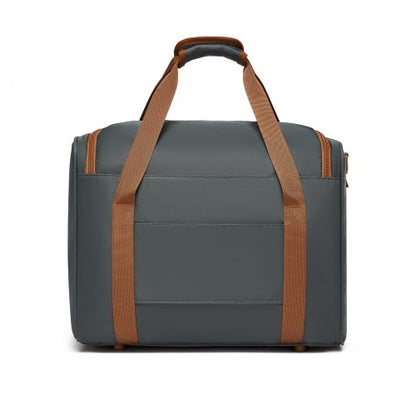 Kono TVK2521 40×30×20 cm grey and brown travel bag – detail view 4