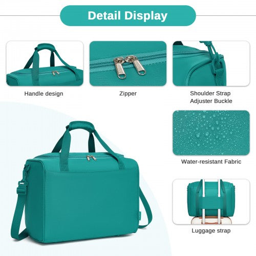 Kono TVK2521 40×30×20 cm blue and green travel bag – detail view 7