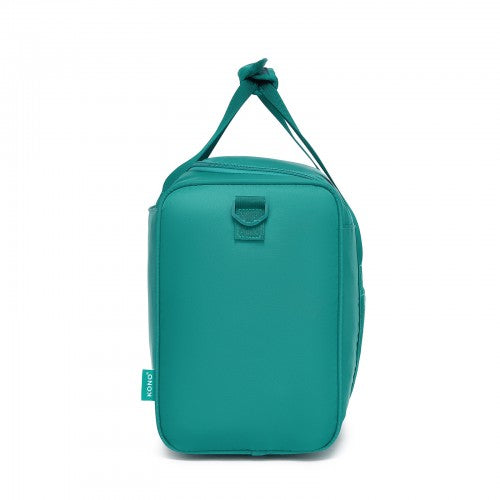 Kono TVK2521 40×30×20 cm blue and green travel bag – rear view