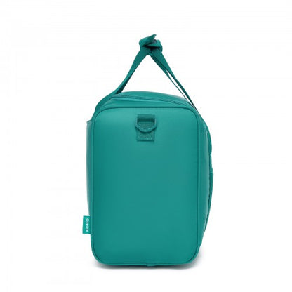 Kono TVK2521 40×30×20 cm blue and green travel bag – rear view