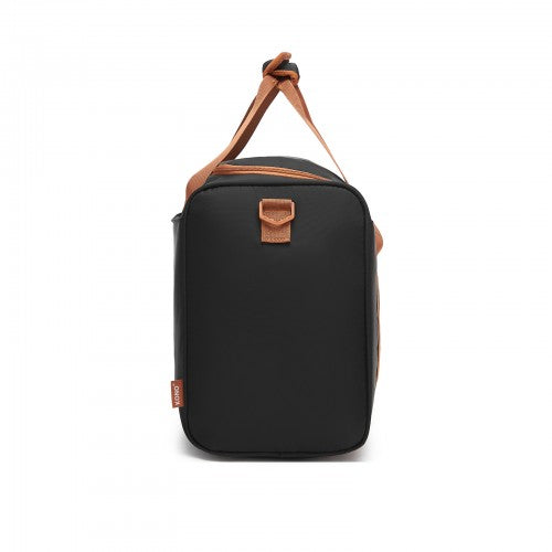 Kono TVK2521 40×30×20 cm black and brown travel bag – rear view