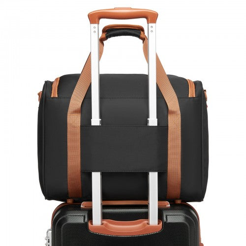 Kono TVK2521 40×30×20 cm black and brown travel bag – detail view 10