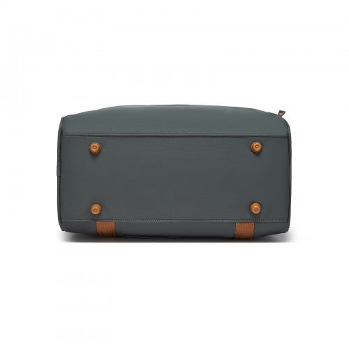 Kono TVK2521 40×30×20 cm grey and brown travel bag – detail view 5
