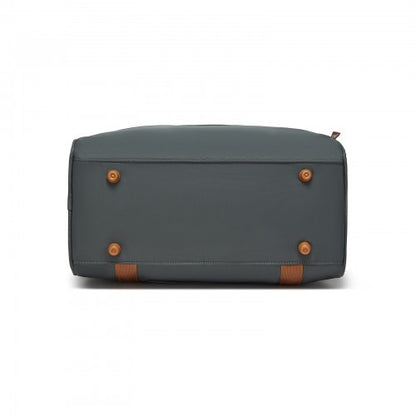 Kono TVK2521 40×30×20 cm grey and brown travel bag – detail view 5