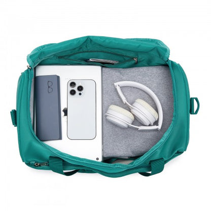 Kono TVK2521 40×30×20 cm blue and green travel bag – detail view 9