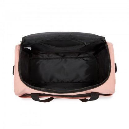 TVK2526 - Kono Spacious Airline-Approved Cabin Travel Duffel (40×30×20 cm) - Roomy Weekender with U-Zip Opening - Pink
