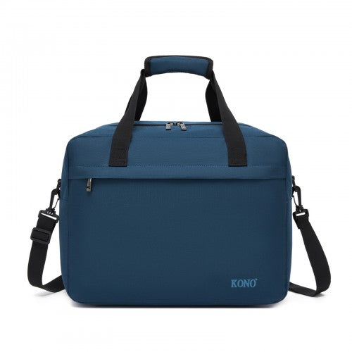 Kono TVK2560 40×30×20 cm navy travel bag – side view