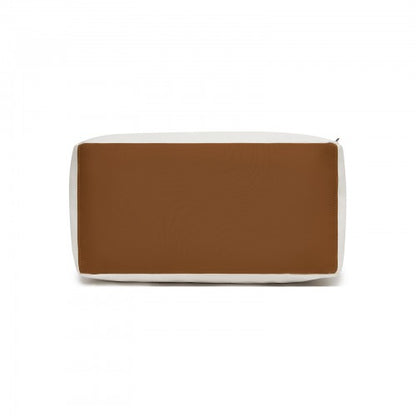 Kono TVK2569 40×30×20 cm beige and brown travel bag – detail view 5