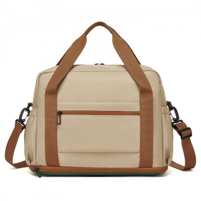 Kono TVK2613 40×30×20 cm khaki and green travel bag – detail view 4