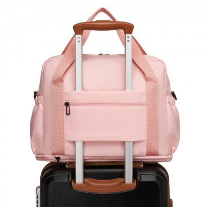 Kono TVK2613 40×30×20 cm pink travel bag – detail view 12