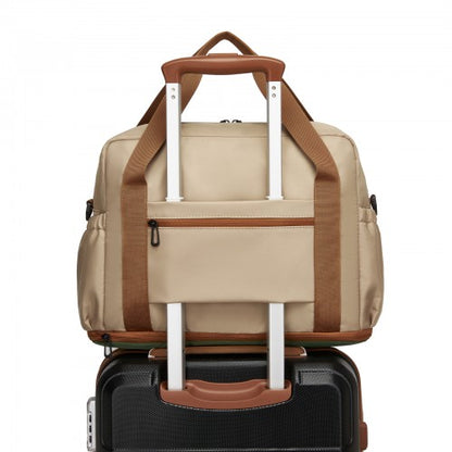 Kono TVK2613 40×30×20 cm khaki and green travel bag – detail view 12