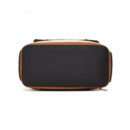 Kono TVK2613 40×30×20 cm black and beige travel bag – detail view 5