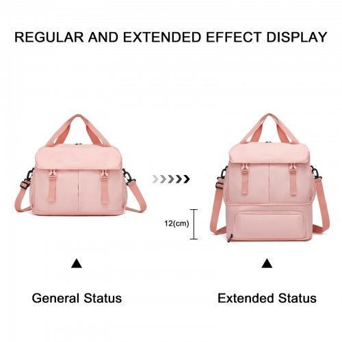 Kono TVK2613 40×30×20 cm pink travel bag – detail view 6